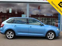Used Skoda Rapid SE 95 HP (69 kW) 2018 Blue Hatchback