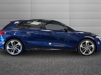 Used Audi A3 Black Edition 150 HP (110 kW) 2024 Navarra blue Hatchback