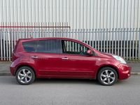 Used Nissan Note N-TEC 88 HP (64 kW) 2011 Red Hatchback
