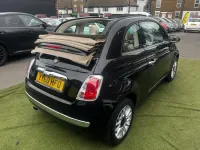 Usado Fiat 500C Lounge 69 HP (50 kW) 2010 Preto Cabrios