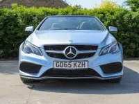 Used Mercedes E220 AMG line 177 HP (130 kW) 2015 Silver Cabriolet