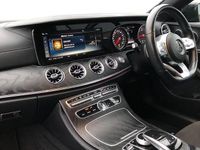 Used Mercedes E220 AMG line 194 HP (142 kW) 2018 Black Cabriolet