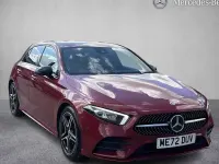 Used Mercedes A180 AMG line 136 HP (100 kW) 2022 Red Hatchback