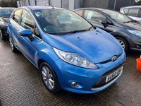 Used Ford Fiesta Zetec 2010 Blue Hatchback