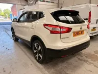 Used Nissan Qashqai N-TEC 110 HP (80 kW) 2015 White SUV