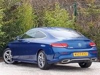 Used Mercedes C200 AMG line 184 HP (135 kW) 2023 Blue Coupe