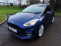 Used Ford Fiesta ST-Line 100 HP (73 kW) 2018 Blue Hatchback