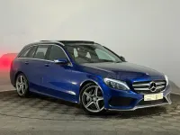Used Mercedes C300 AMG Line Premium 2015 Blue Estate