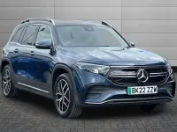 Used Mercedes EQB300 AMG Line Premium 167 kW (228 HP) 2022 Denim blue SUV