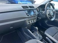 Used Skoda Fabia Colour Edition 94 HP (69 kW) 2021 Petrol blue metallic black magic pearl effect Hatchback