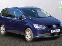 Usado VW Sharan SE 150 HP (110 kW) 2021 Azul Monovolume