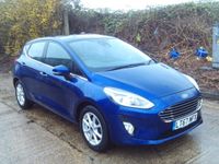 used Ford Fiesta 1.0 EcoBoost Zetec 5dr Blue 38k Miles FSH Years MOT Warranty