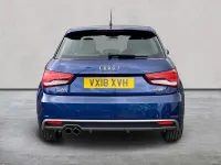 Used Audi A1 Sportback S-Line 125 HP (91 kW) 2018 Blue Hatchback