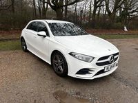Used Mercedes A180 AMG line 116 HP (85 kW) 2018 White Hatchback