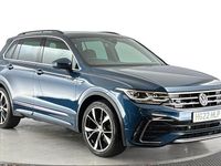 Used VW Tiguan R-line 150 HP (110 kW) 2022 Blue SUV