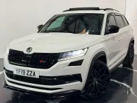 Used Skoda Kodiaq vRS 239 HP (175 kW) 2019 White SUV