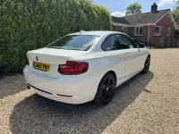 Used BMW 218 Sport Line 2015 White Coupe