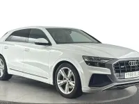 Used Audi Q8 S-Line 286 HP (210 kW) 2018 White SUV