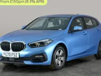 Used BMW 118 140 HP (102 kW) 2020 Blue Hatchback