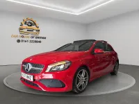Used Mercedes A200 AMG Line Premium Plus 136 HP (100 kW) 2017 Red Hatchback