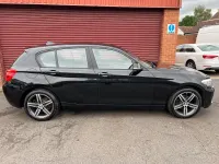 Used BMW 118 Sport Line 150 HP (110 kW) 2017 Black Hatchback