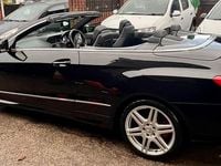 Used Mercedes E350 2011 Black Cabriolet
