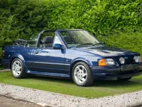 Used Ford Escort Cabriolet Convertible 1990 Blue Cabriolet