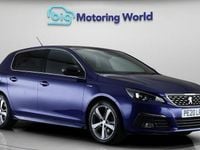 Used Peugeot 308 GT-line 131 HP (96 kW) 2020 Blue Hatchback