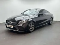 Used Mercedes C200 AMG line 184 HP (135 kW) 2021 Black Coupe