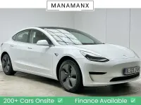 Used Tesla Model 3 Standard Range 239 kW (325 HP) 2020 White Sedan