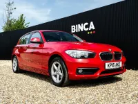 Used BMW 118 Impressive 136 HP (100 kW) 2016 Red Hatchback