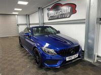 Used Mercedes C220 AMG Line Premium Plus 2017 Blue Cabriolet