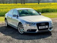 Begagnad Audi A5 Sportback 136 HK (100 kW) 2015 Silver Halvkombi