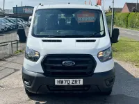 Used Ford Transit 130 HP (95 kW) 2021 White Cabriolet