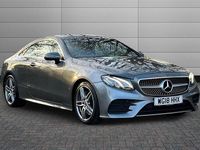 Used Mercedes E300 AMG line 245 HP (180 kW) 2018 Selenite grey Coupe
