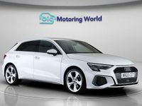 Used Audi A3 Sportback S-Line 2022 White Hatchback