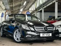Used Mercedes E220 2011 Black Cabriolet