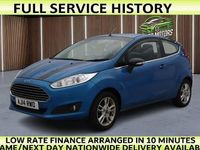 Used Ford Fiesta Zetec 105 HP (77 kW) 2014 Blue Hatchback