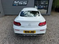 Used Mercedes C250 AMG line 204 HP (150 kW) 2016 White Coupe