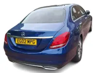 Used Mercedes C220 Premium Plus 170 HP (125 kW) 2017 Blue Sedan