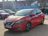 Used Nissan Leaf N-Connecta 110 kW (150 HP) 2018 Red Hatchback