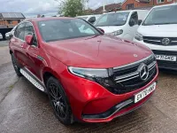 Used Mercedes EQC400 AMG line 300 kW (408 HP) 2020 Red SUV
