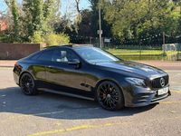 Begagnad Mercedes E220 AMG Line Premium Plus 2017 Svart Sportkupé