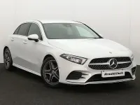 Used Mercedes A200 AMG line 163 HP (119 kW) 2020 White Hatchback