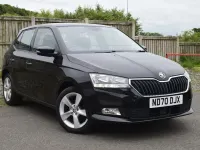 Used Skoda Fabia SE L 95 HP (69 kW) 2020 Black Hatchback