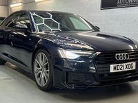 Used Audi A6 Black Edition 204 HP (150 kW) 2021 Blue Sedan
