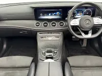 Used Mercedes E220 AMG line 194 HP (142 kW) 2021 Blue Cabriolet