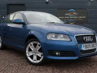 Begagnad Audi A3 Sport 160 HK (117 kW) 2009 Blå Halvkombi