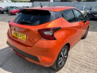 Used Nissan Micra Tekna 2020 Orange Hatchback