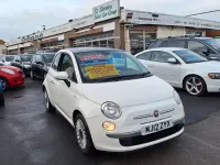 Used Fiat 500 Lounge 69 HP (50 kW) 2012 White Hatchback